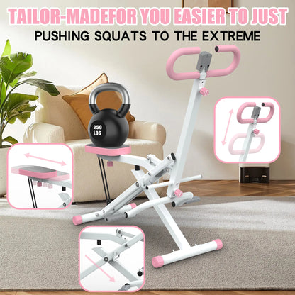 Foldable Squat Rodeo Core Exercise Machine