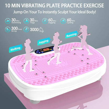 Vibration Plate Fitness Exercise Machine