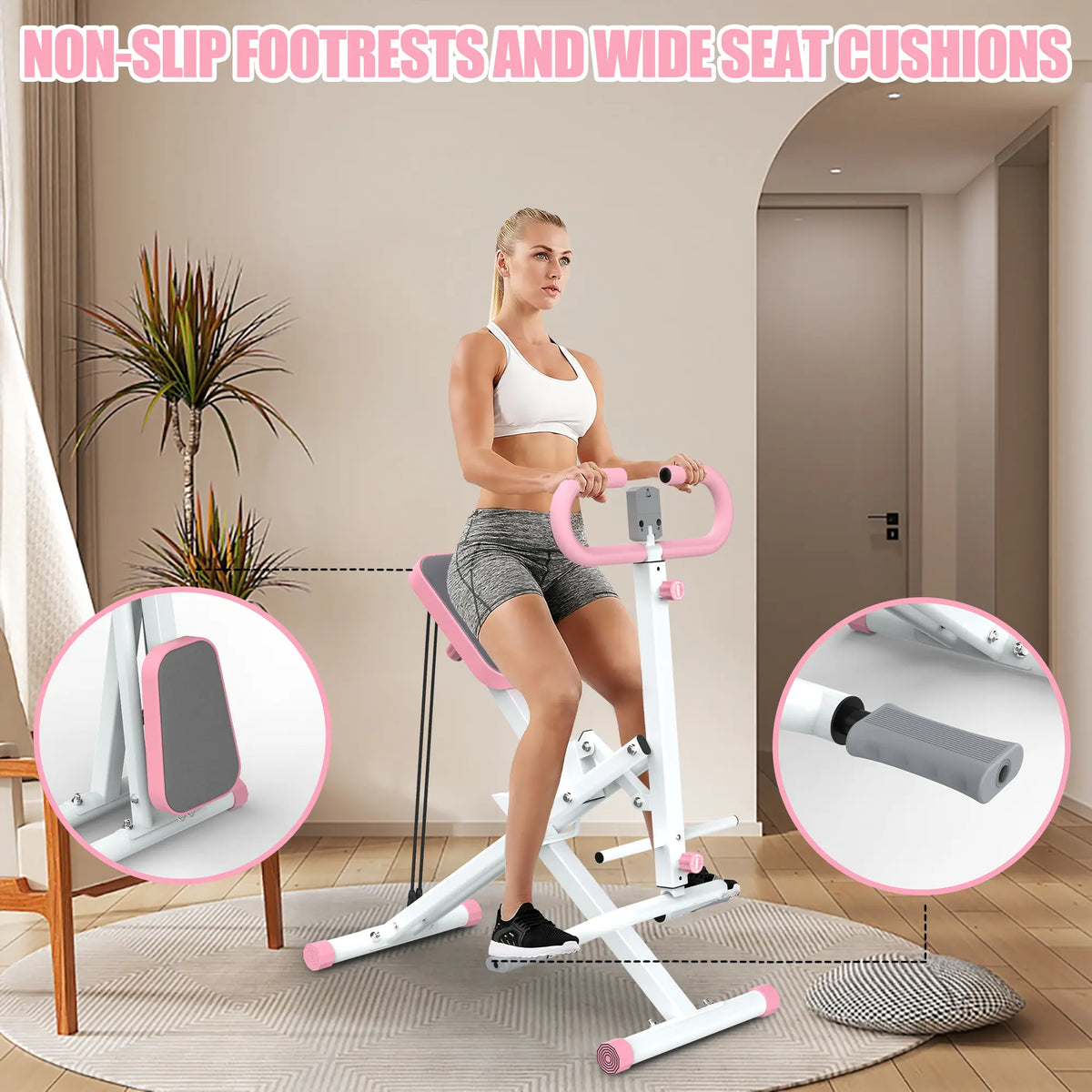 Foldable Squat Rodeo Core Exercise Machine
