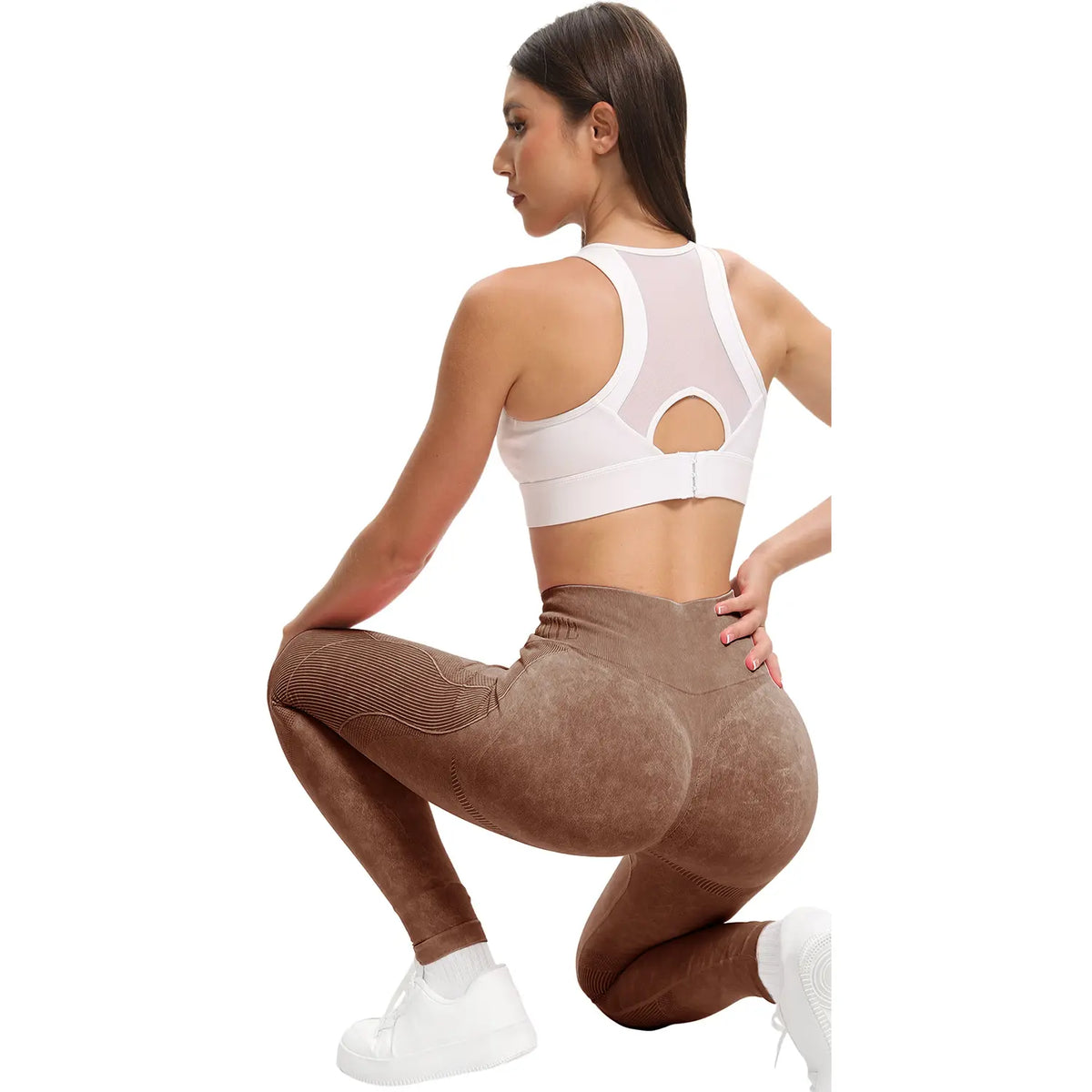 High Waist Knitted Butt-Lifting Yoga Pants