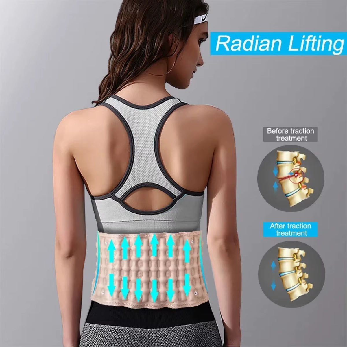SpineAir Pro™ Inflatable Back Support Belt – Instant Relief, Total Support