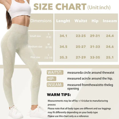 High Waist Knitted Butt-Lifting Yoga Pants