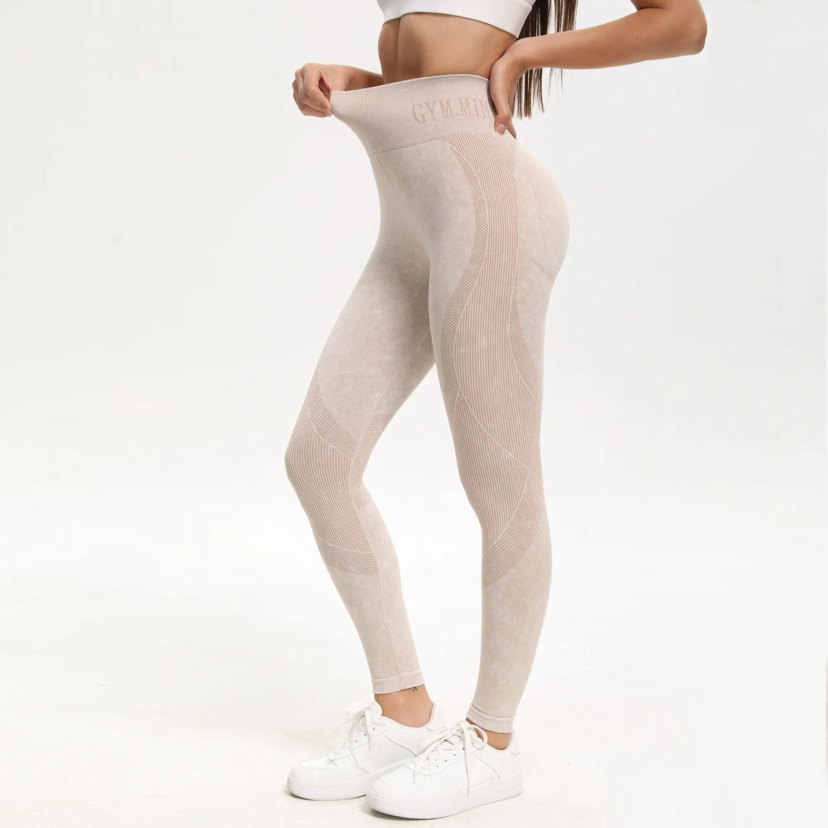 High Waist Knitted Butt-Lifting Yoga Pants