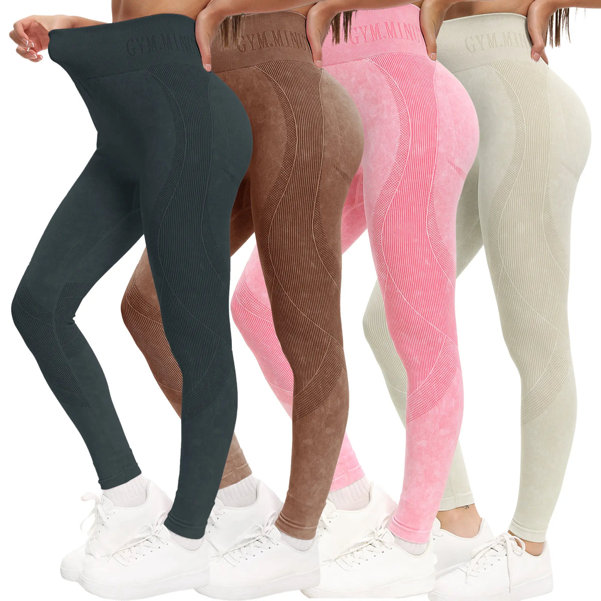 High Waist Knitted Butt-Lifting Yoga Pants