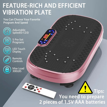 Vibration Plate Fitness Exercise Machine