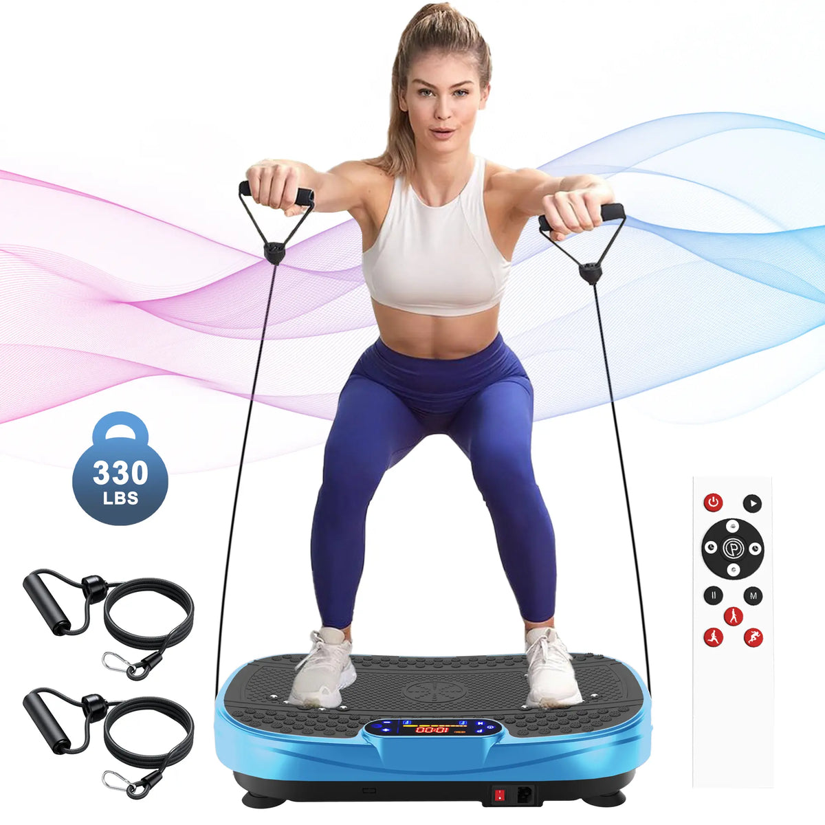 Vibration Plate Fitness Exercise Machine